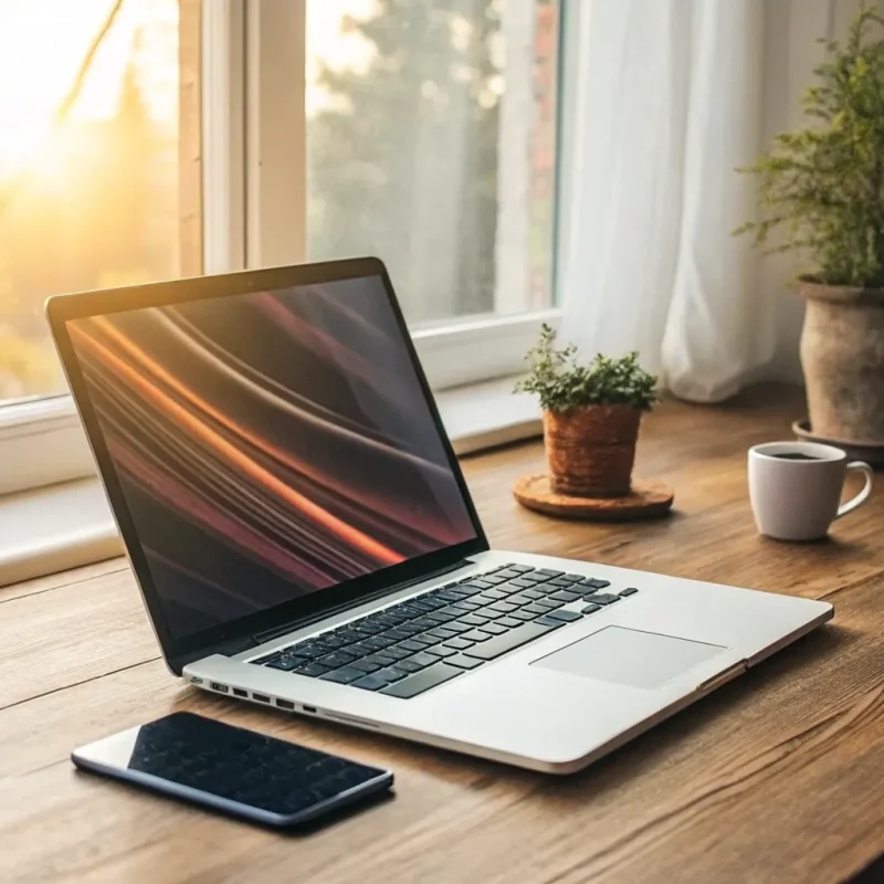 A person on a laptop learning how to accept credit card payments online for free.