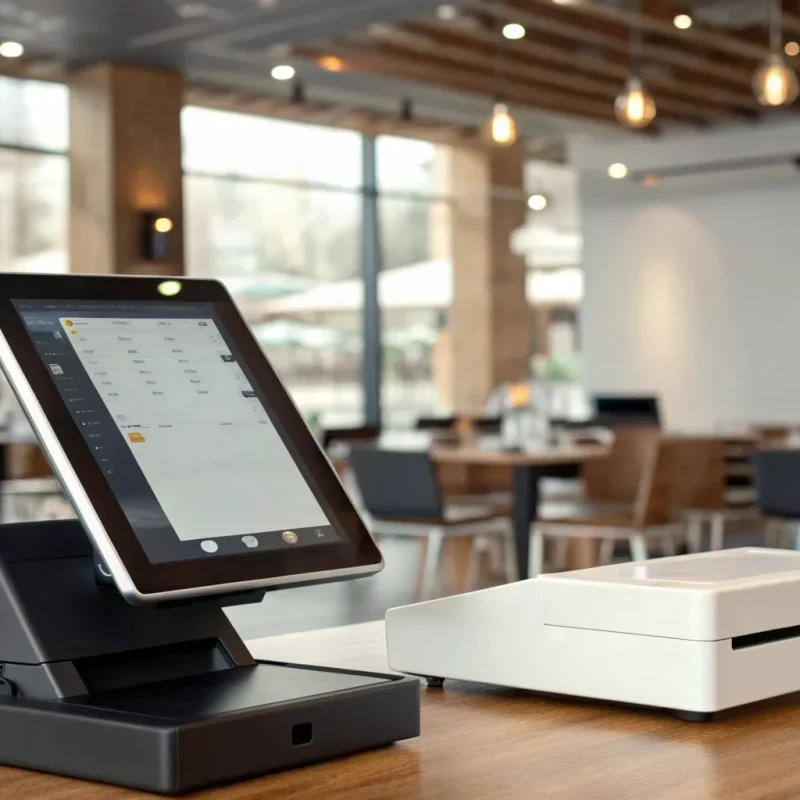 A modern POS system, one of the best for a small restaurant.