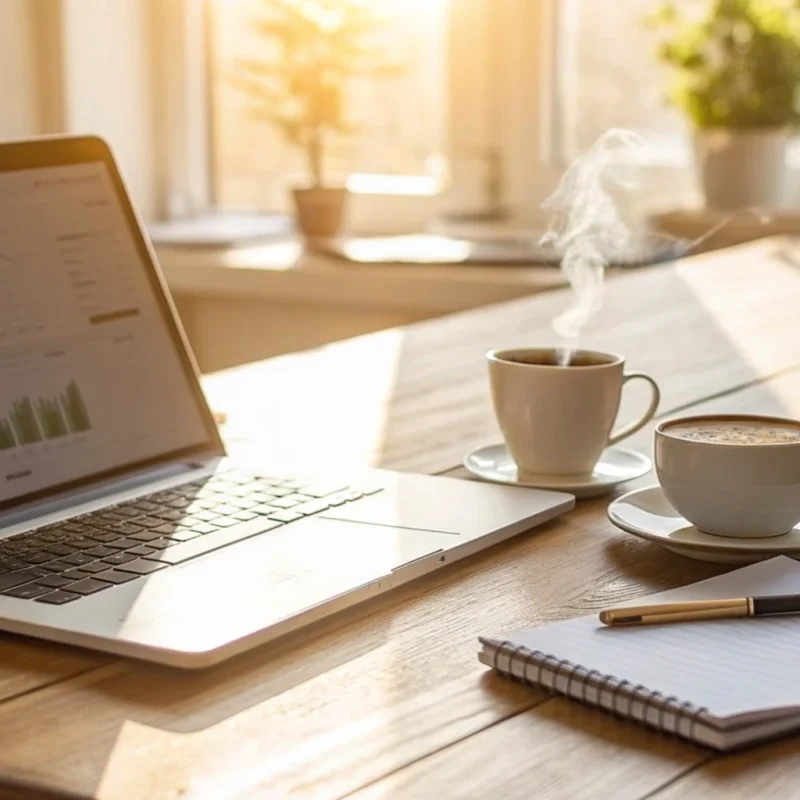 Laptop screen showing charts comparing low cost online payment processing providers.