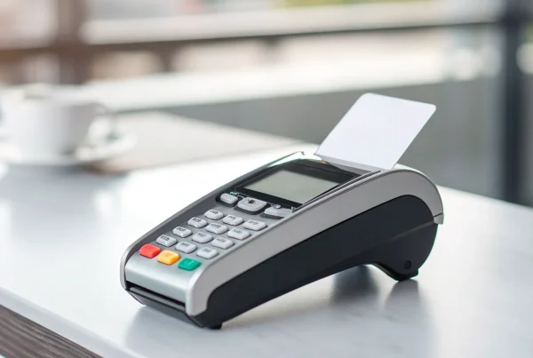 A credit card payment processed on a mobile reader using one of the best free credit card processing apps.