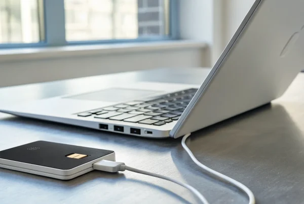 EMV card reader software on a Windows 10 laptop processing a chip card payment.