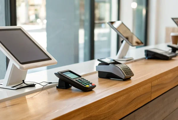 A small business POS system and card reader, tools for the best merchant services.